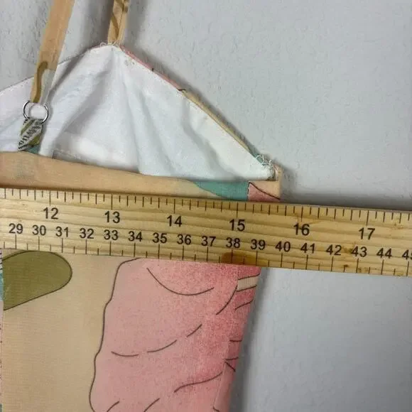 The Dolls House Dolce Dress Medium Boho Sexy Floral Chiffon Corset Bodice Pastel - Picture 6 of 9